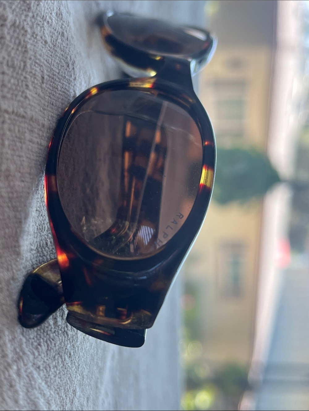 Ralph Lauren Tortoise Shell Brown & Amber Sunglasses - Picture 5 of 7